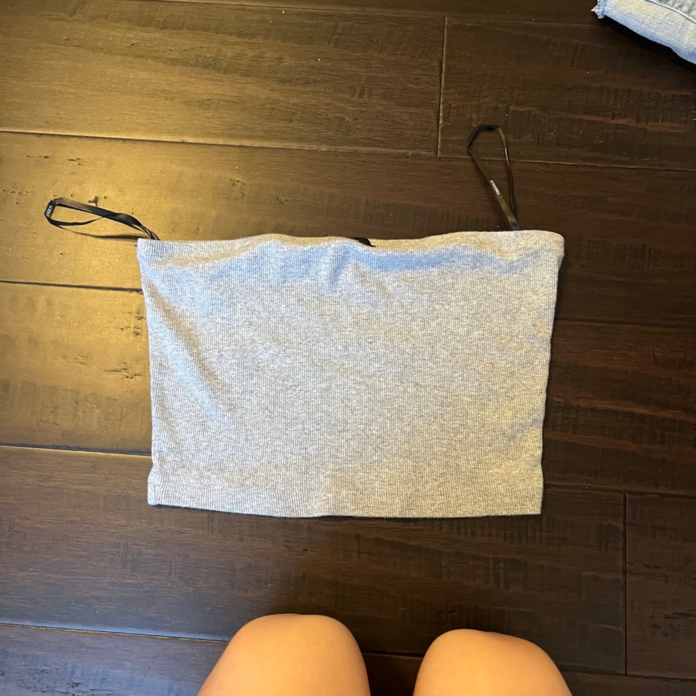 Forever 21 Grey Tube Top